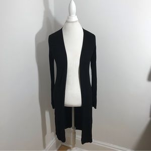 INC Black Long Cardigan